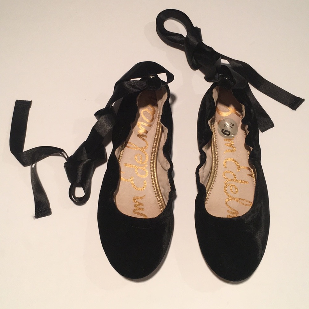 SAM EDELMAN ‘Fallon’ velvet wrap-around ti… - Picture 6 of 8